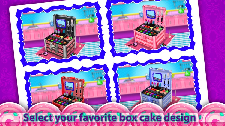 Cosmetic Box Cake Game! Make Edible Beauty Box screenshot-4