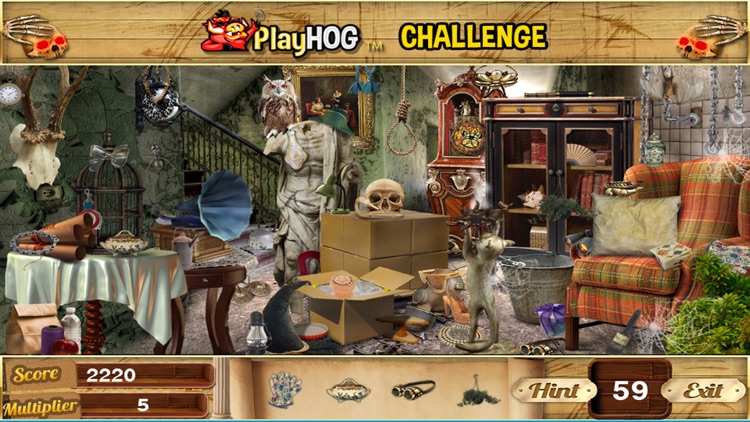 Scary Rooms Hidden Object Game