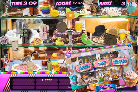 Hidden Objects Desserts & Candy Cupcake Object Pic screenshot 3