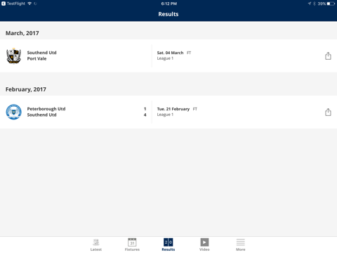 Southend United Official App screenshot 3