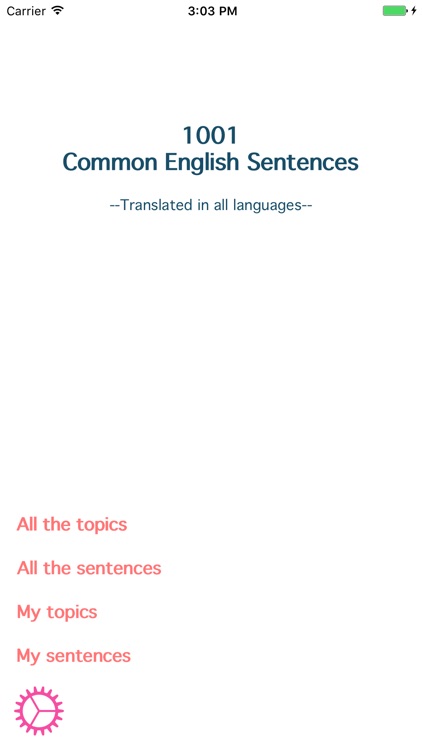 Common Speaking Sentences