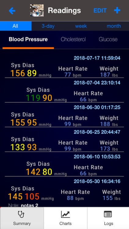 Health Logger screenshot-3