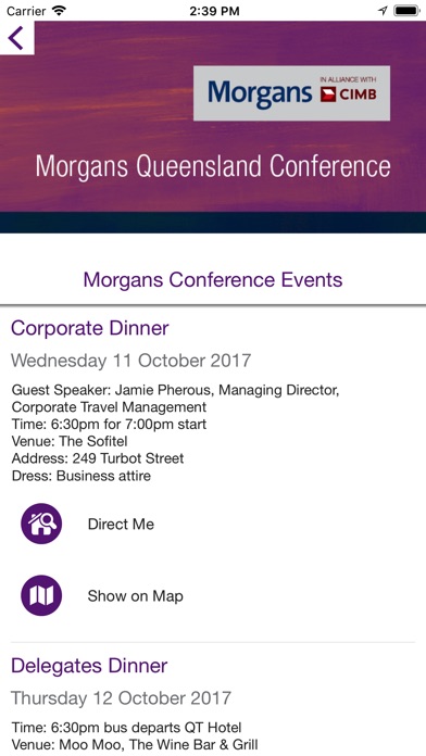 Morgans Qld Conference 2017 screenshot 2