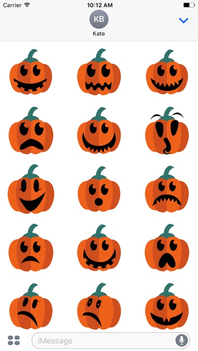 Pumpkin emoji & stickers screenshot 2