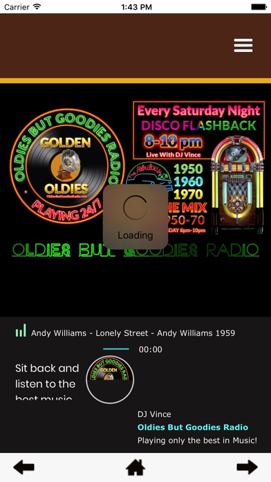 OldiesButGoldiesRadio screenshot 2