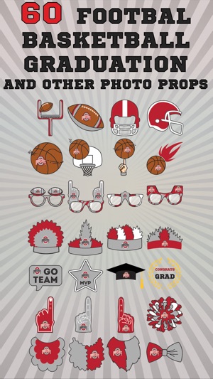 Ohio State Buckeyes PLUS Selfie Stickers(圖3)-速報App