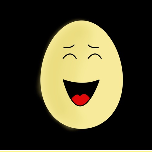 Yellow Egg Face Sticker Pack icon