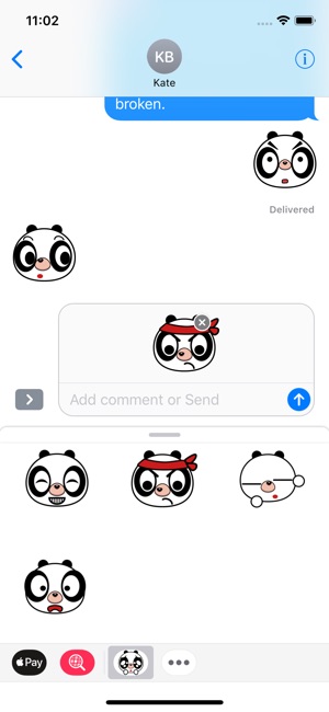 Lovely panda - Fx Sticker(圖5)-速報App