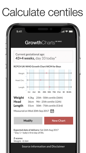 Growth Charts UK-WHO(圖2)-速報App