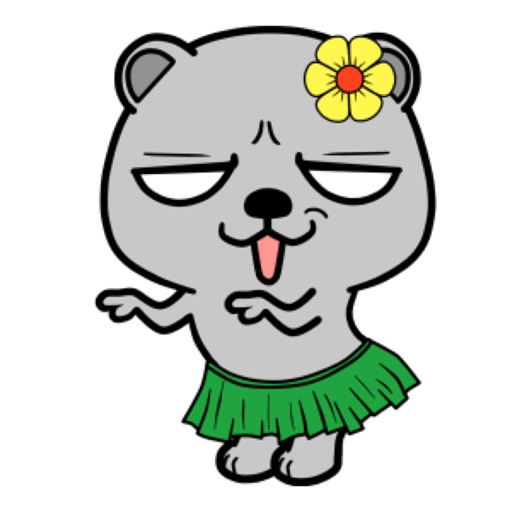 Ebony Bear Animated Stickers