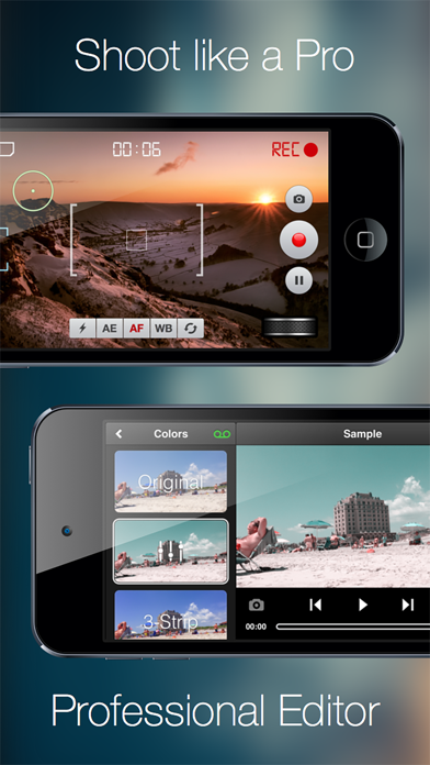 Videon - Video Camera with Zoom and Editor Screenshot 1