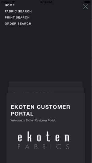 Ekoten Fabrics App