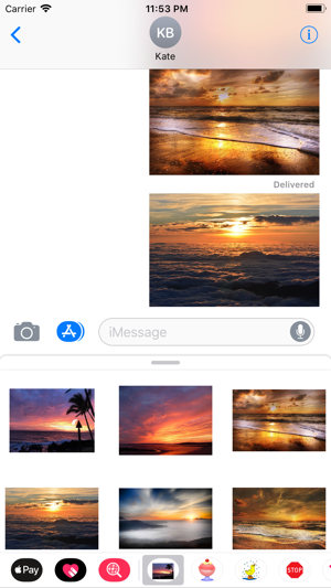 Beautiful Sunset Stickers(圖3)-速報App