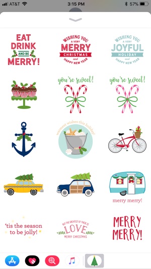 Preppy Christmas Stickers(圖5)-速報App