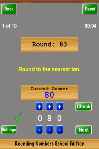 Rounding Numbers School screenshot 2