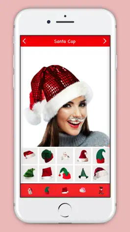 Game screenshot Santa Cap Photo Editor apk