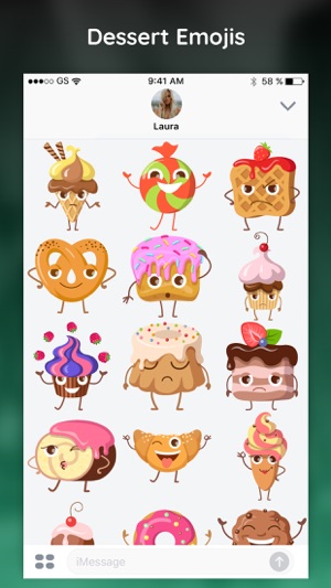 Sweet Dessert Emoji Stickers(圖3)-速報App