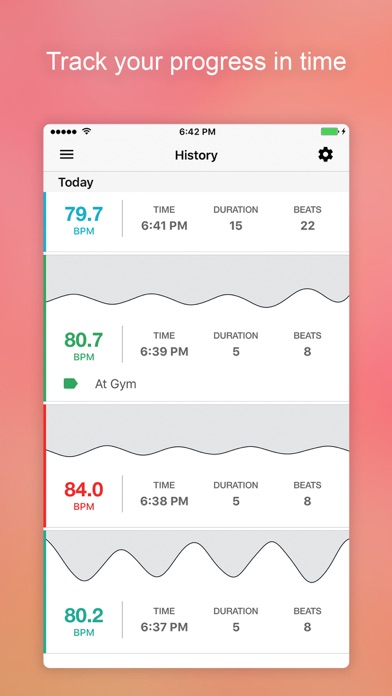 Heart rate monitor - Pulse screenshot 2
