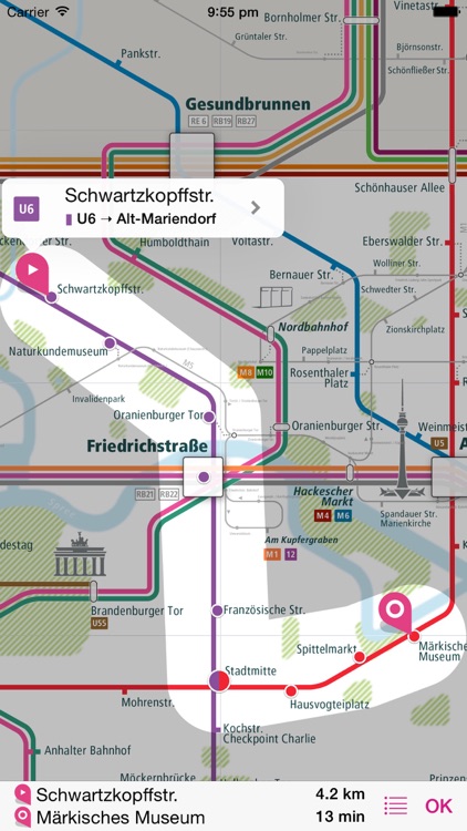 Berlin Rail Map Lite