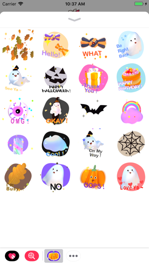 Halloween! Animated Stickers