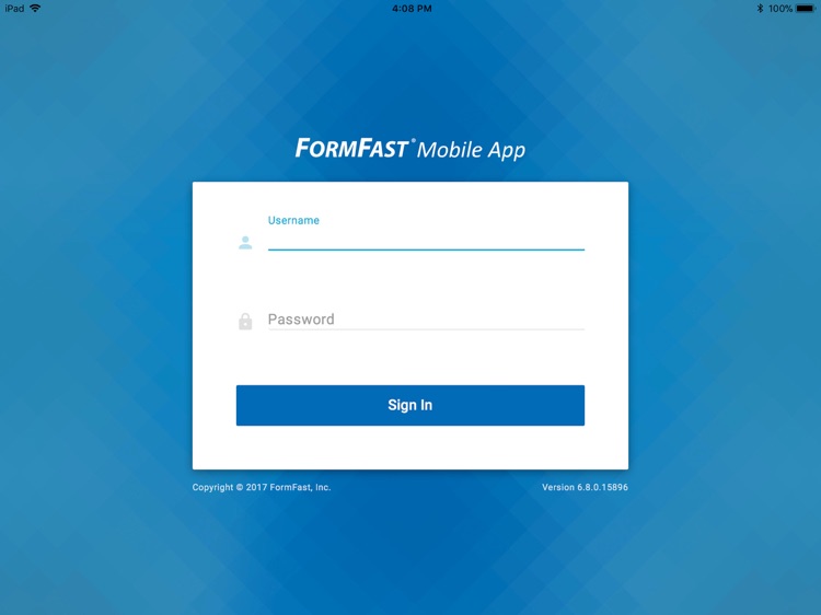FormFast Mobile App