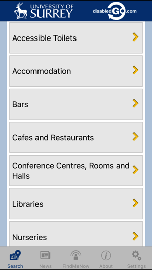 AccessAble – Uni of Surrey(圖1)-速報App