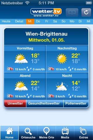 wetter.tv Österreich screenshot 2