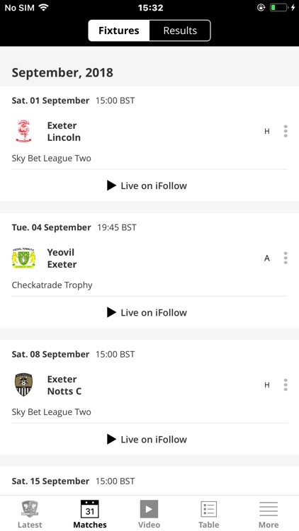 Exeter City Official App