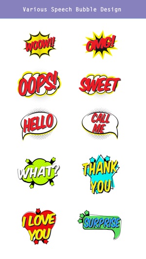 Animated Comic Speech Bubbles Pack Collection(圖4)-速報App