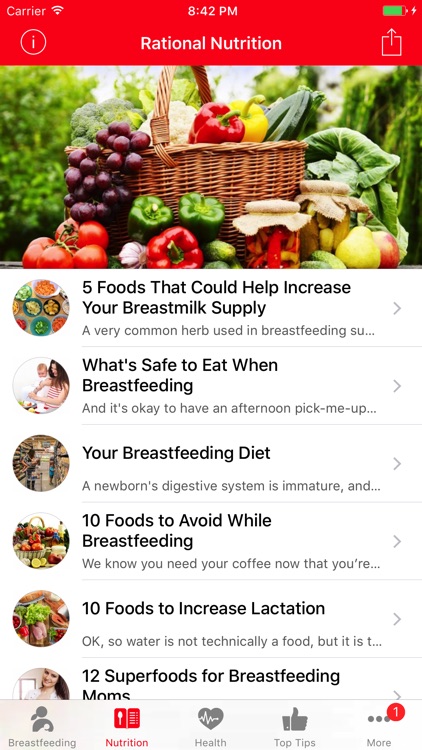 Breast Feeding App