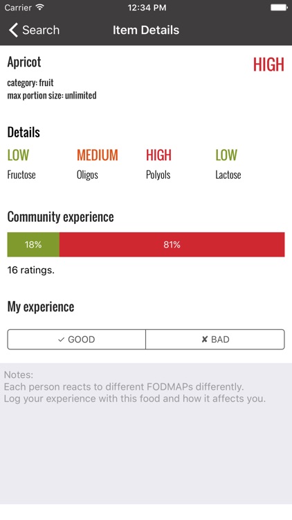 Fodmap Helper - Diet Companion screenshot-4