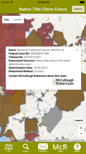 McCullough Robertson Native Title Claim Check(圖2)-速報App