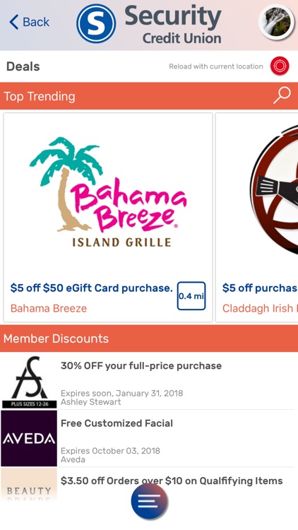 Security CU LifeSteps Wallet