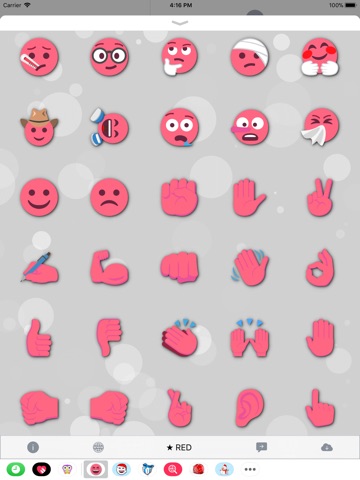 RED Emoji • Stickers screenshot 4