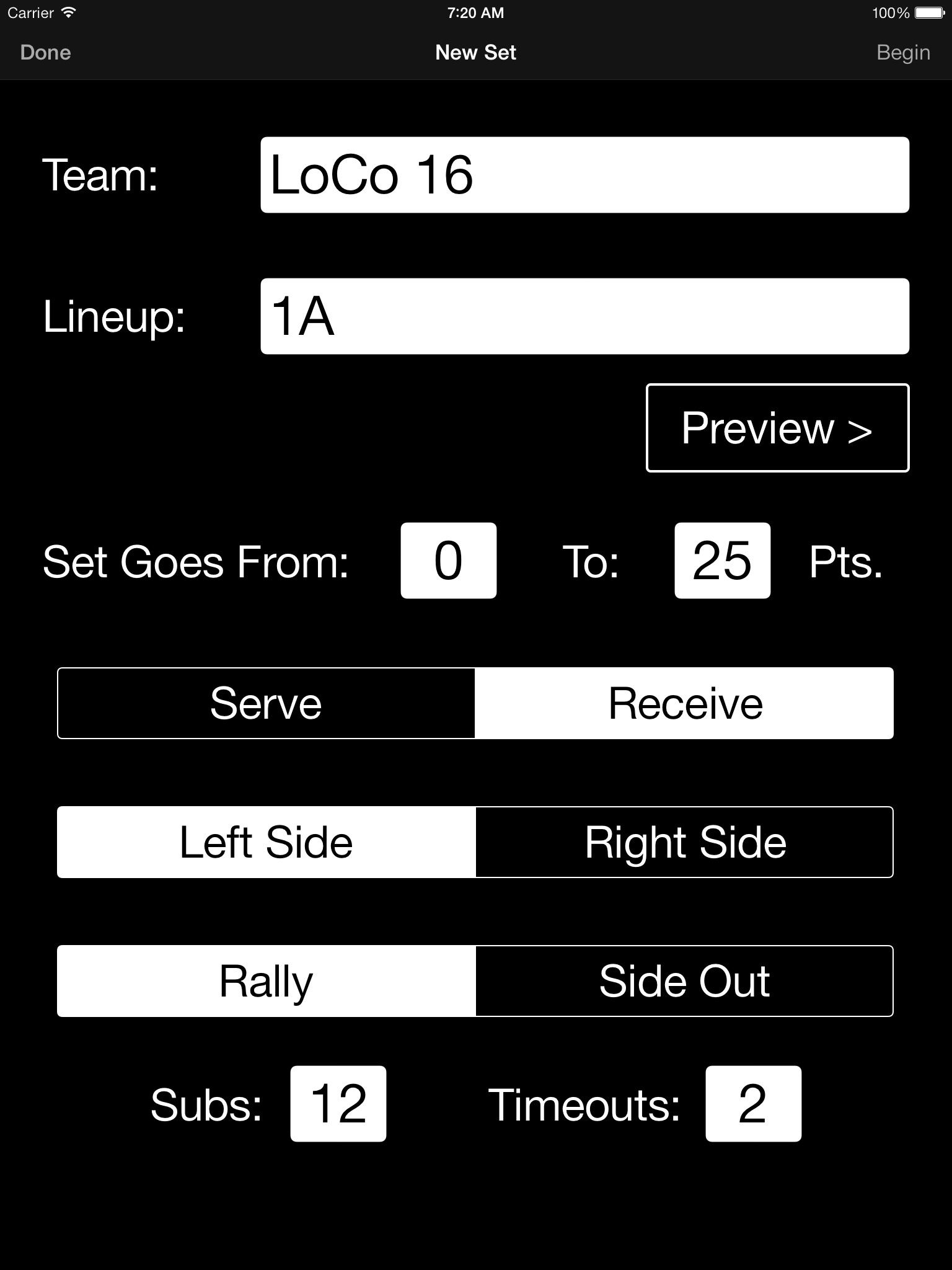 Volleyball Lineup Tracker screenshot 4