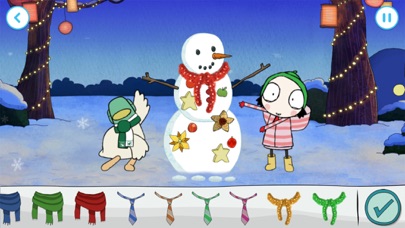 Sarah & Duck: Build a Snowman screenshot 3