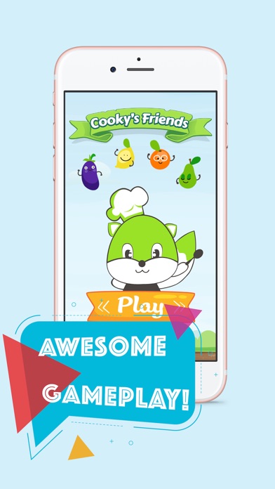 Cooky Friends: Fruit Paradise screenshot 2