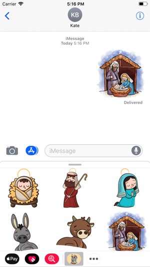 Cozy Nativity Scene Stickers(圖1)-速報App