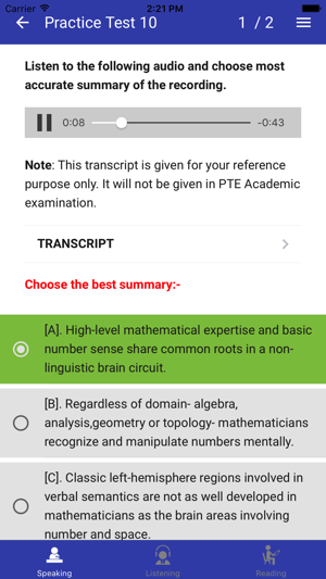 PTE Exam Practice Tests(圖4)-速報App