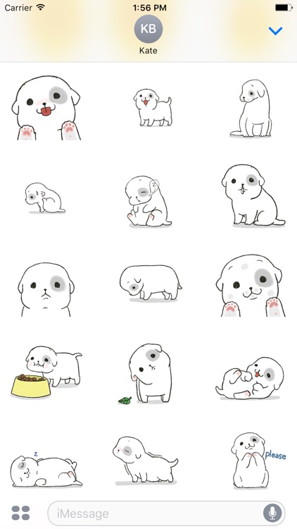 Animated Emoji, Pup Dog Stickers screenshot-3