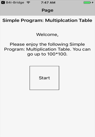 BW Simple Multiplication Table screenshot 2