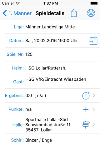 HSG Lollar/Ruttershausen screenshot 3