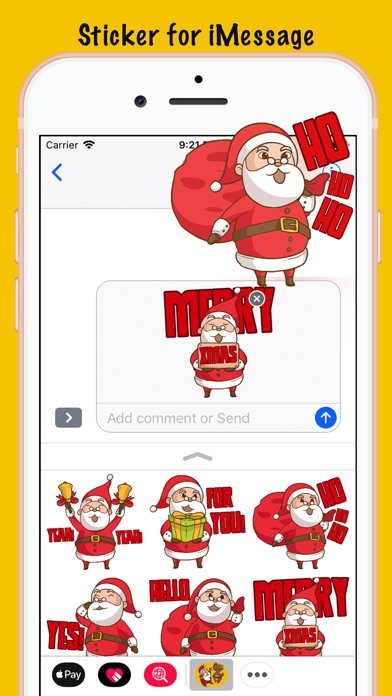 Santa Claus Hohoho Sticker screenshot 3