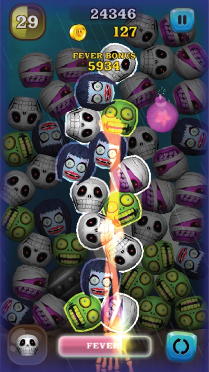 Spooktacular Creeps - monster match-3 puzzler screenshot-4