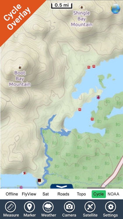 Adirondack State Park gps outdoor map with Guide screenshot-3