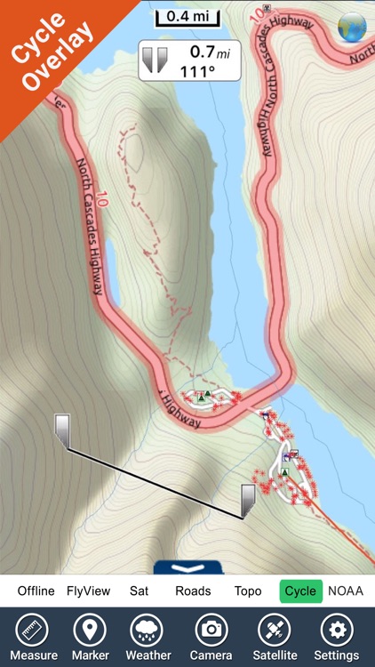 North Cascades National Park - GPS Map Navigator