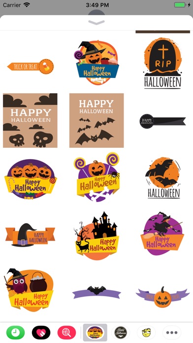 Halloween cards and stickers screenshot 2