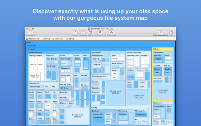 ‎Disk Map: Visualize Disk Usage Screenshot