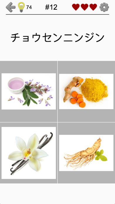 果物や野菜：おいしい写真と絵のクイズ screenshot1