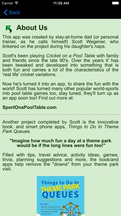 Cricket on a Pool Table screenshot-4